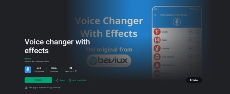 voice changer with effects